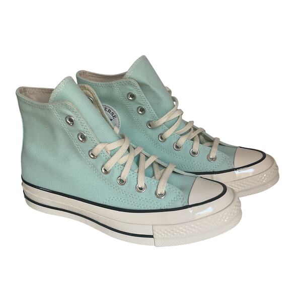 NEW Converse Chuck Taylor All Star High Tops Mint Green Women 7.5 / Men 5.5 NWT - Picture 2 of 10